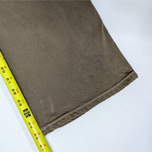 Reformation Alyssa Wide Leg 26 Brown Sustainable Denim '70s Boho Aesthetic - Picture 8 of 10